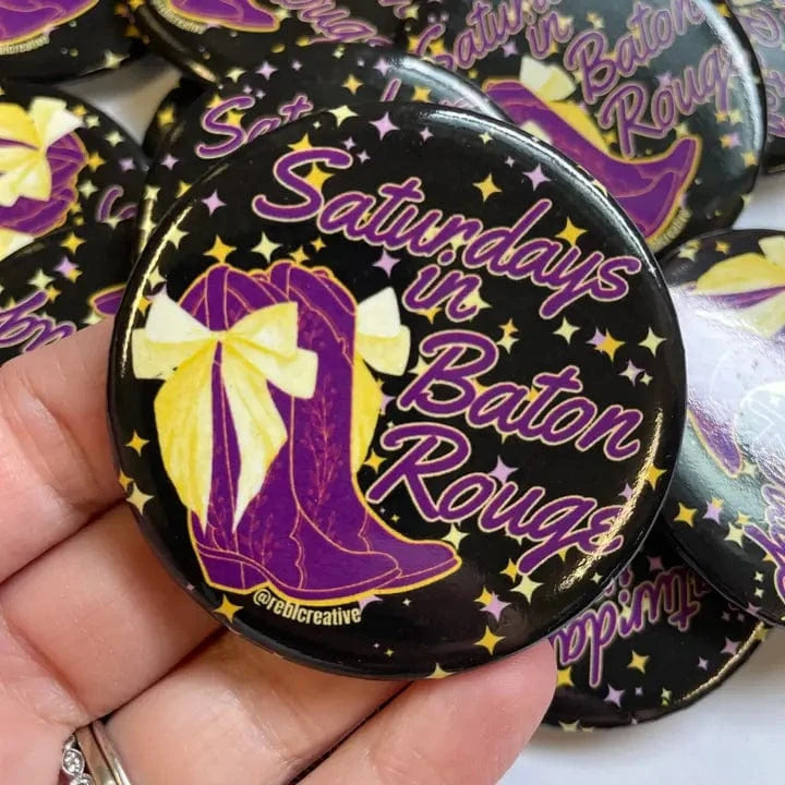 LSU Baton Rouge Gameday Button - Image 2