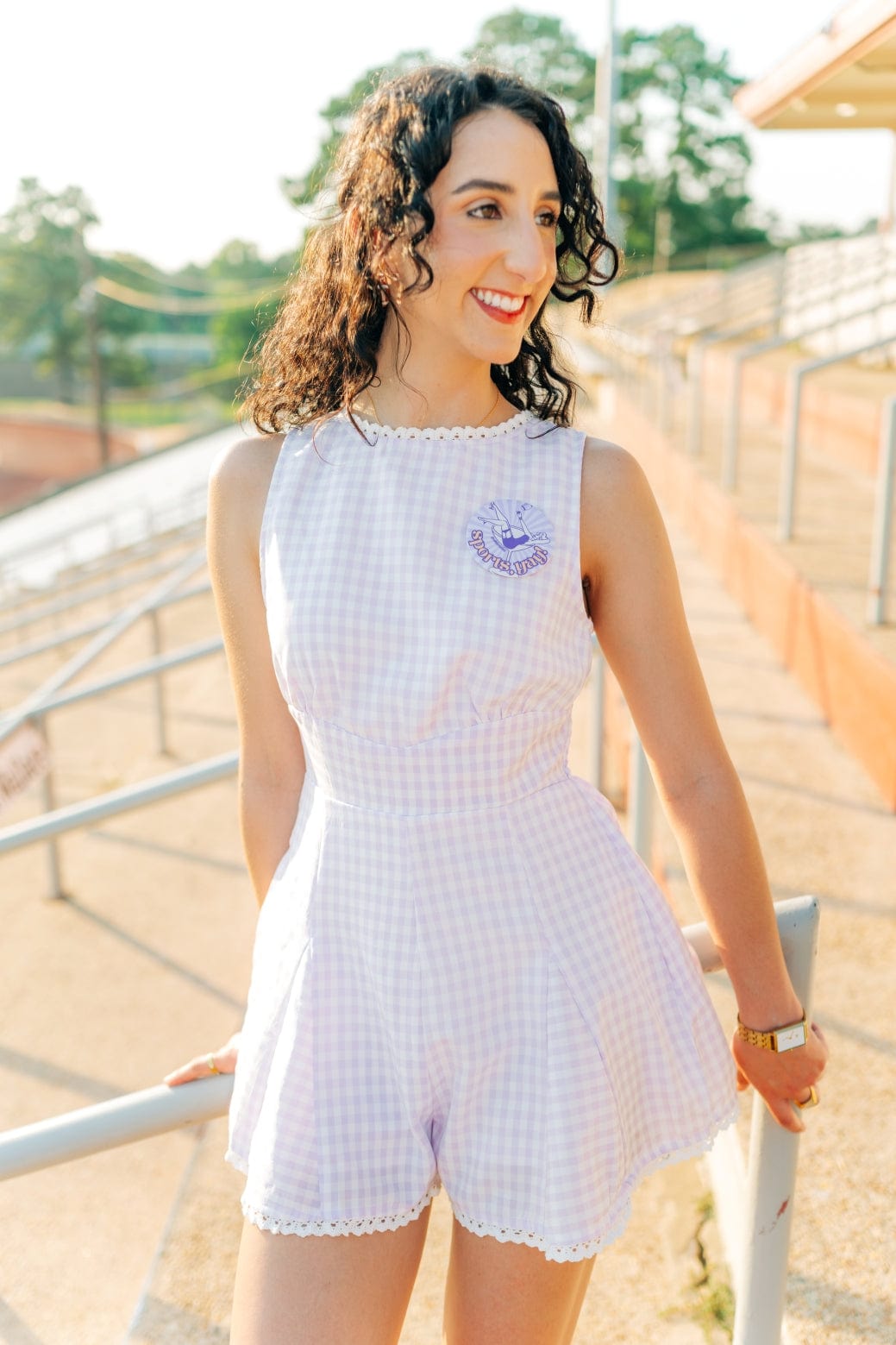 Purple Sports. Yay Gameday Button - Image 2