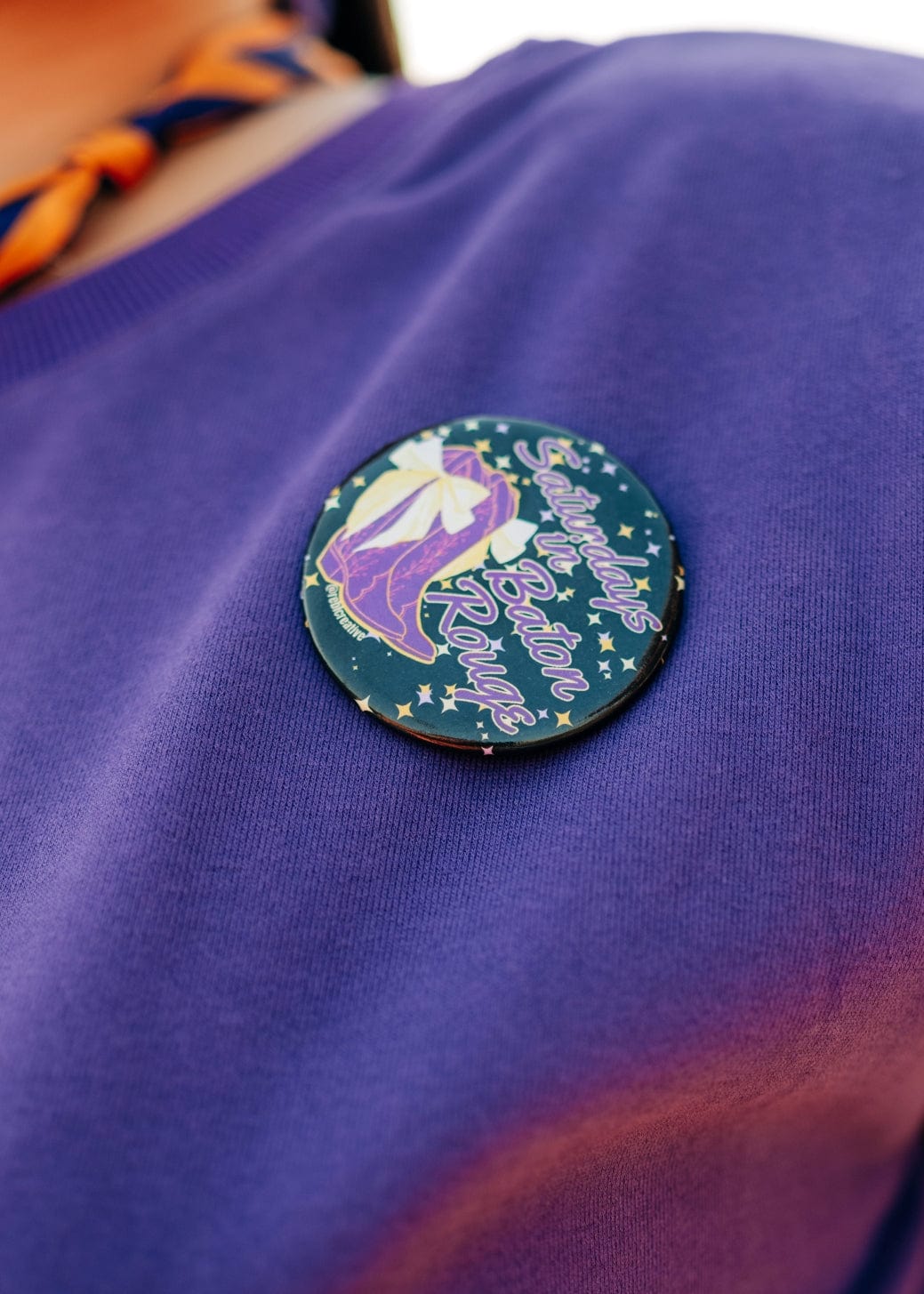LSU Baton Rouge Gameday Button