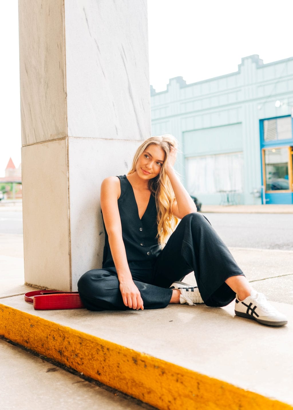 Black Button Down Pant Set - Image 3