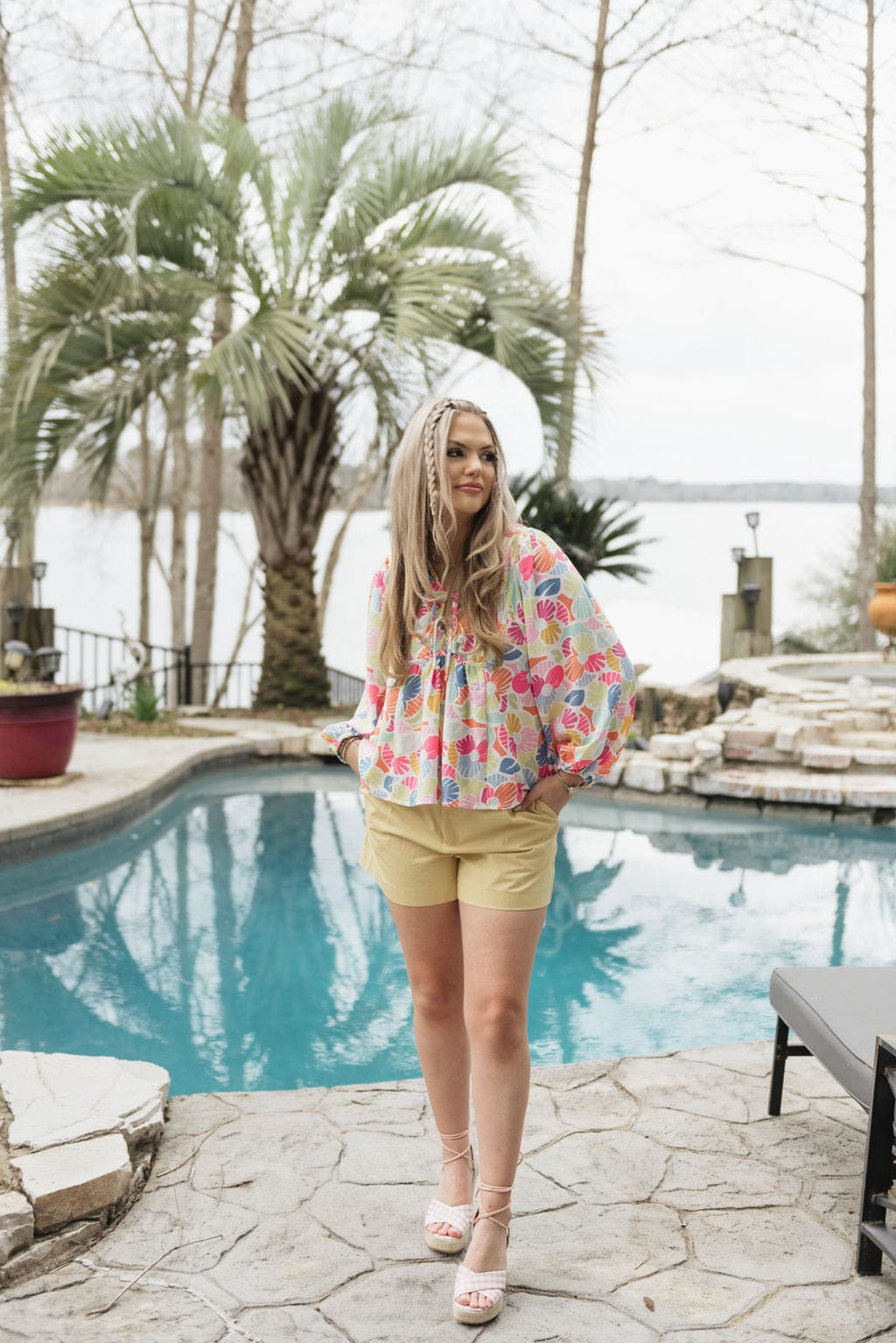 Multicolored Vivey Afternoon Showers Top - Image 6