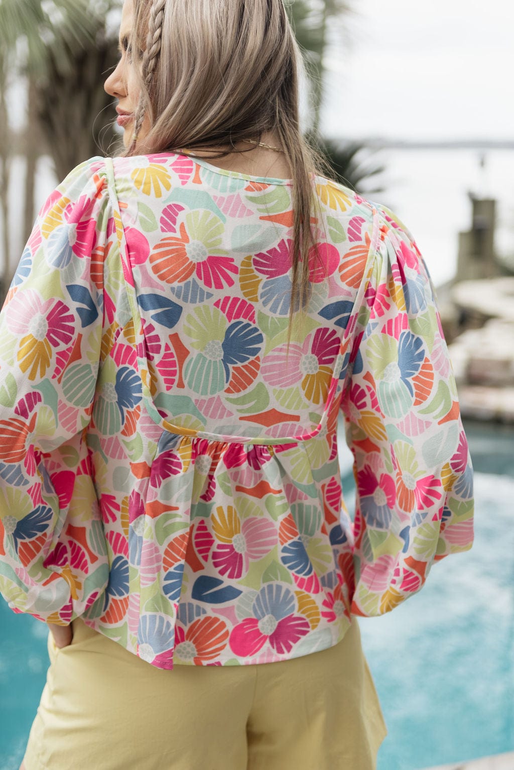 Multicolored Vivey Afternoon Showers Top - Image 2