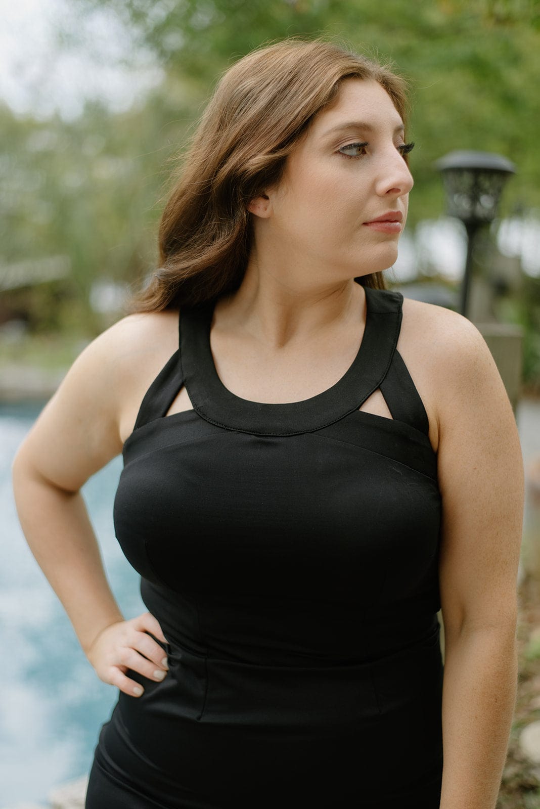 Lulu B Black Sleeveless Sexy Dress - Image 2