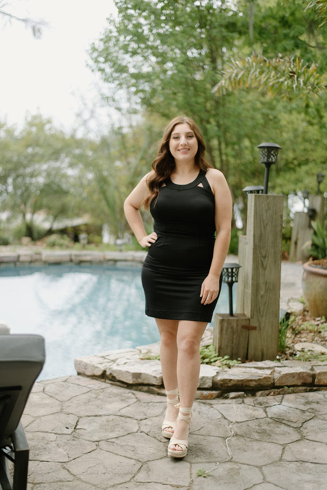 Lulu B Black Sleeveless Sexy Dress - Image 4