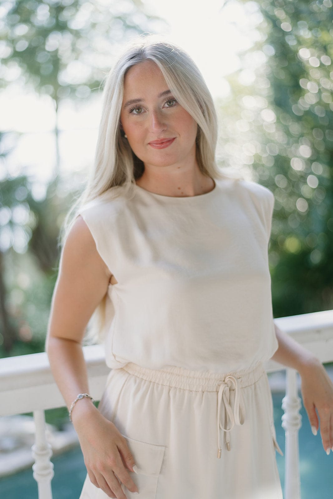 Oatmeal Drawstring Cargo Dress - Image 3